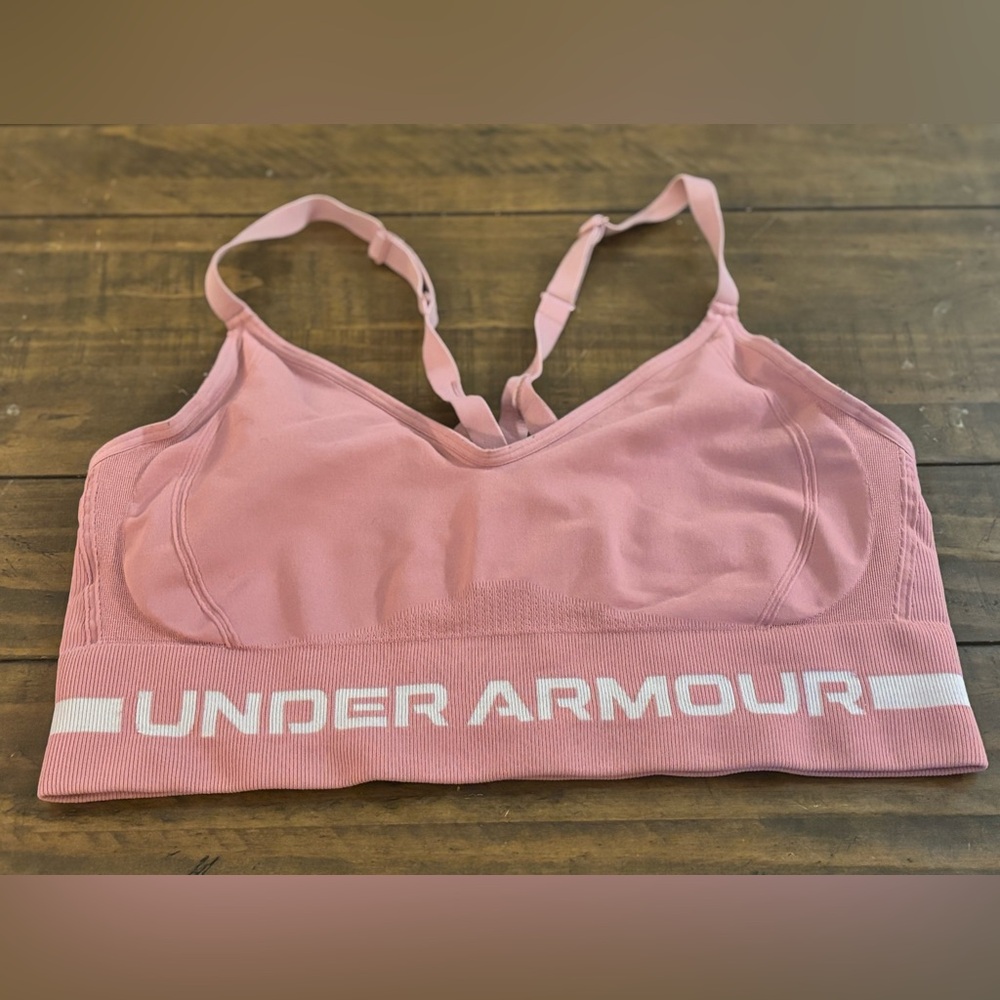 Under Armour Light Pink Sports Bra